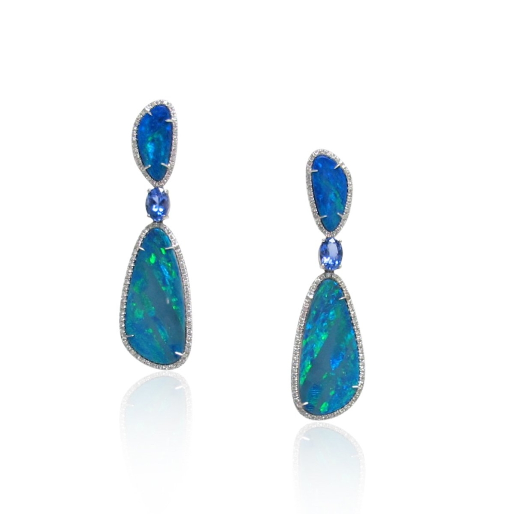 The Queens of Gems, Opal Earrings 1680-22