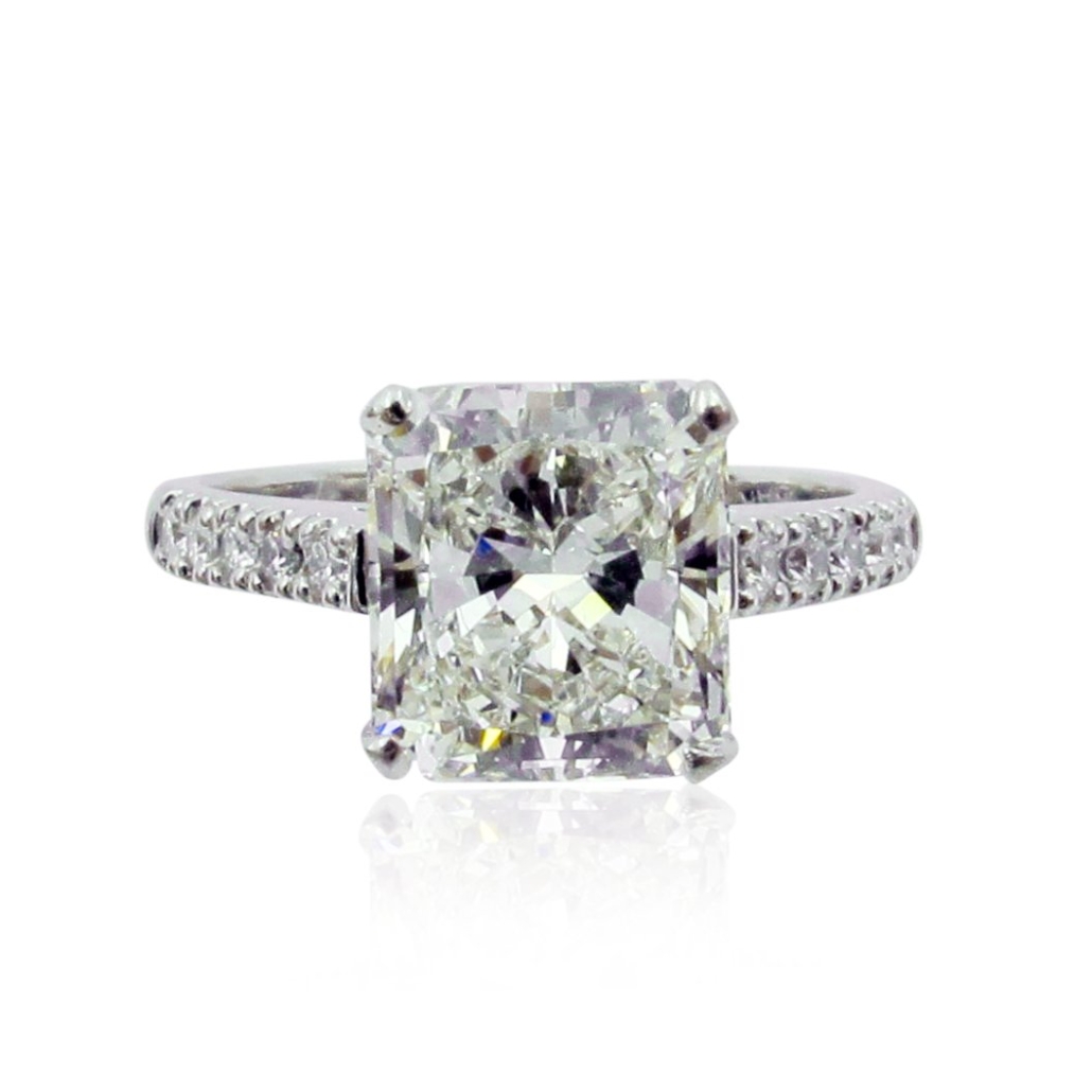 Wanda, A Geometric Cut Cornered Diamond Engagement Ring,  1622-11