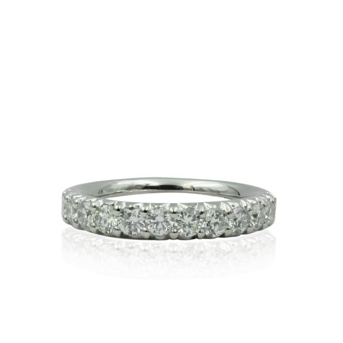 7091-12D-14kwg-to-feat 14K White Gold Diamond Eternity Band