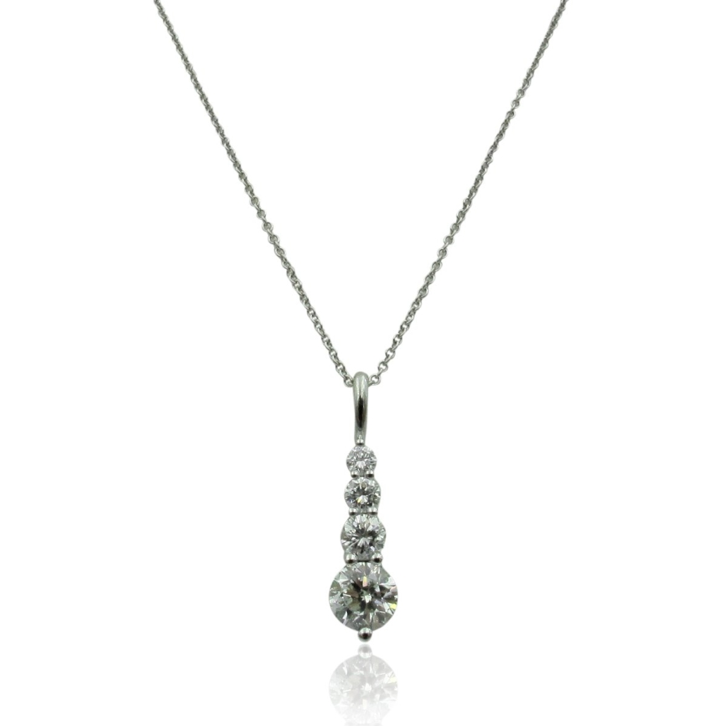 Four Stone Graduated Pendant 1410-32