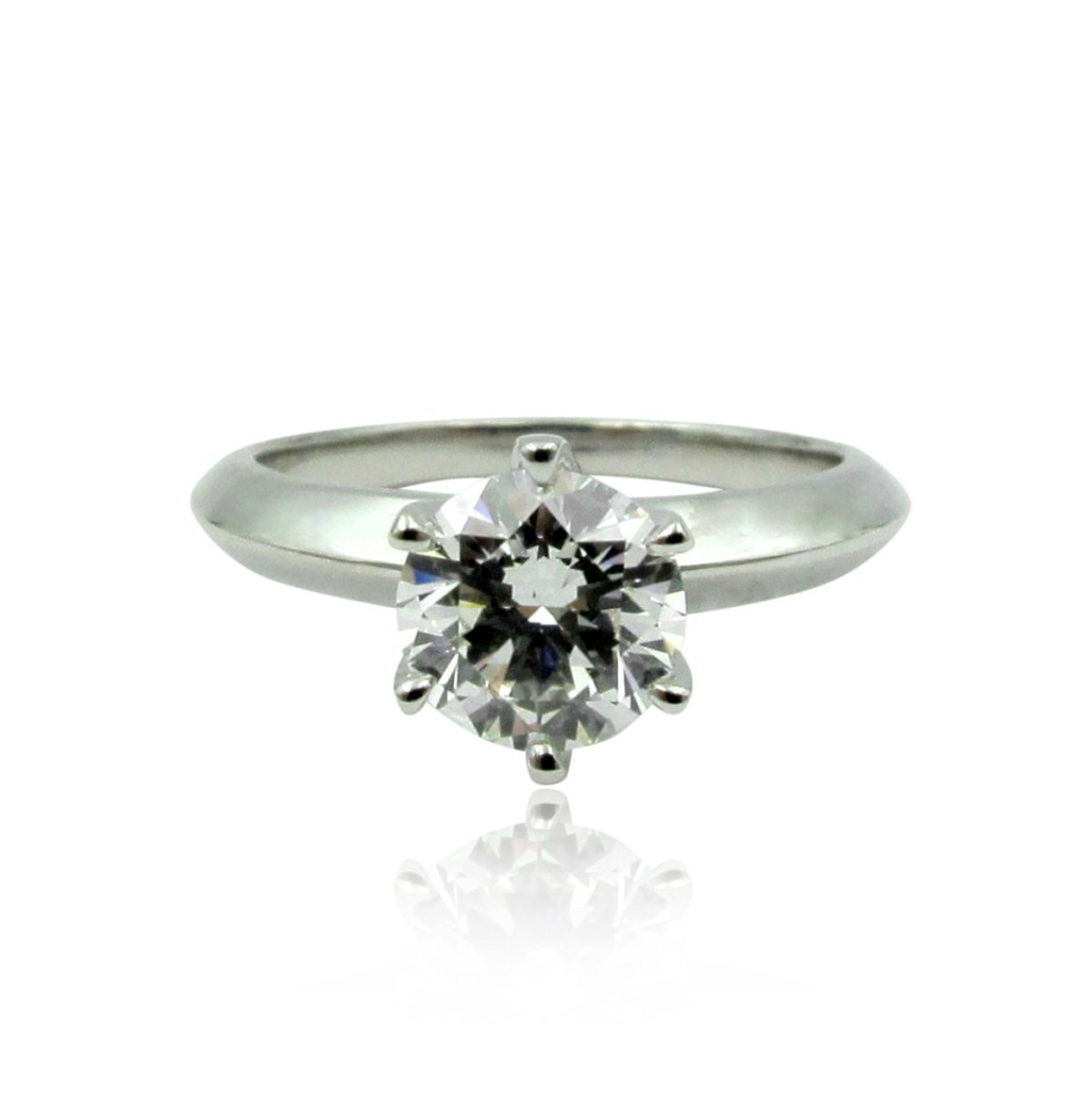 Holly, An 18K White Gold and Diamond Solitaire Engagement Ring, 1419-11