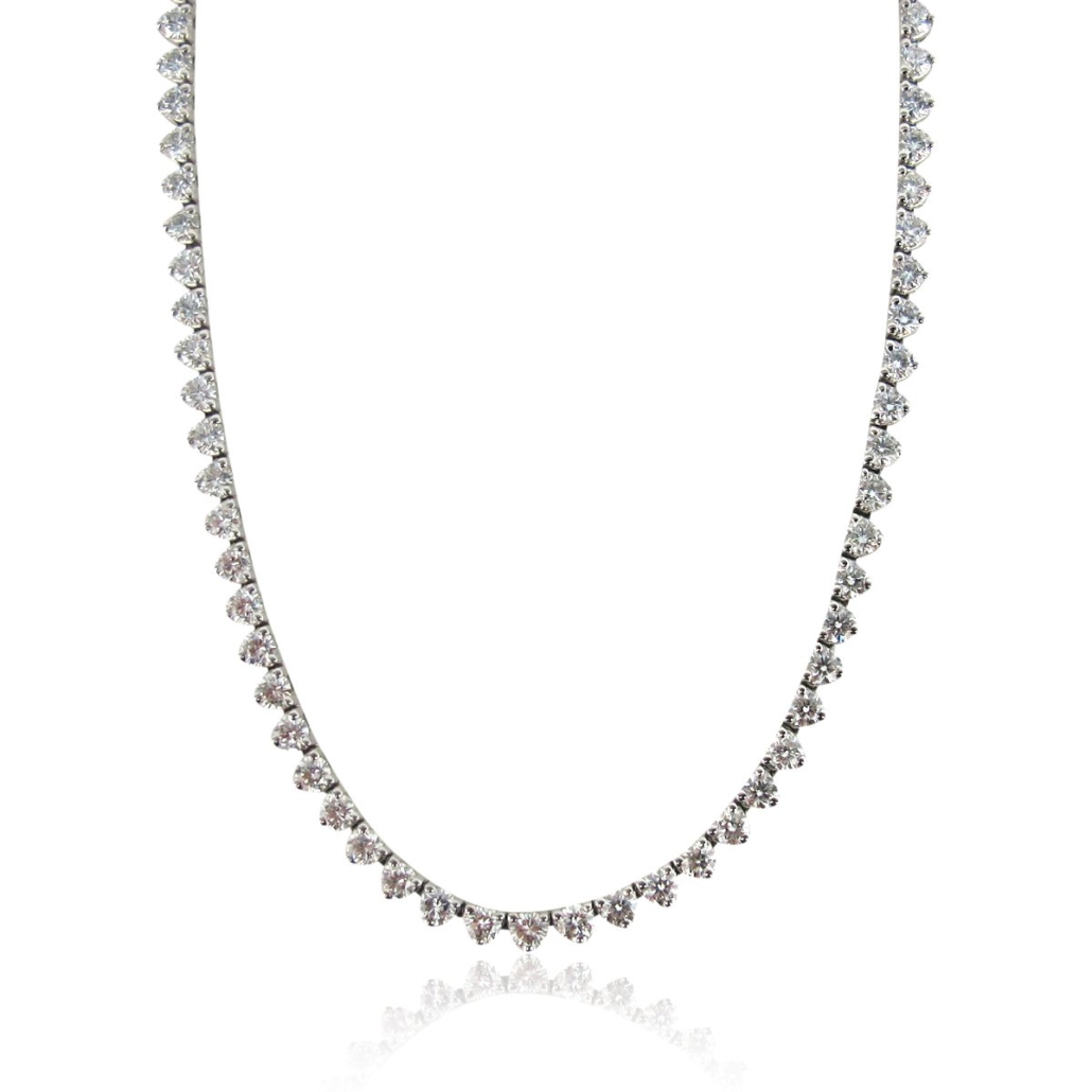 6.80 carat Riviera Diamond Necklace 1694-41