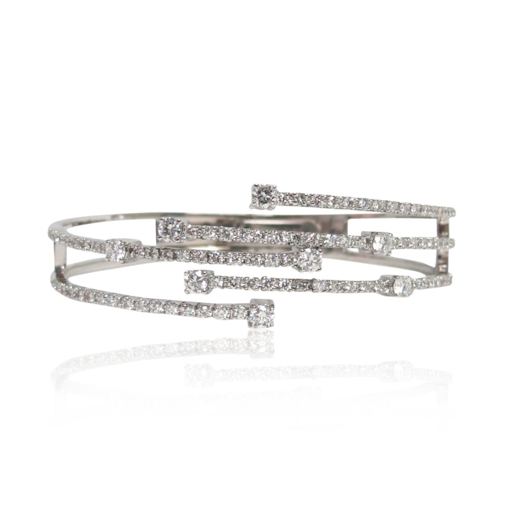 Shooting Stars Diamond Cuff Bracelet 1633-53 6861
