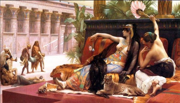 Alexandre Cabanel, "Cleopatra testing poisons on condemned prisoners," 1887