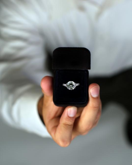 Moissanite Ring Emerald Cut Moissanite Wedding Ring Engagement Ring Purpose  Ring | eBay