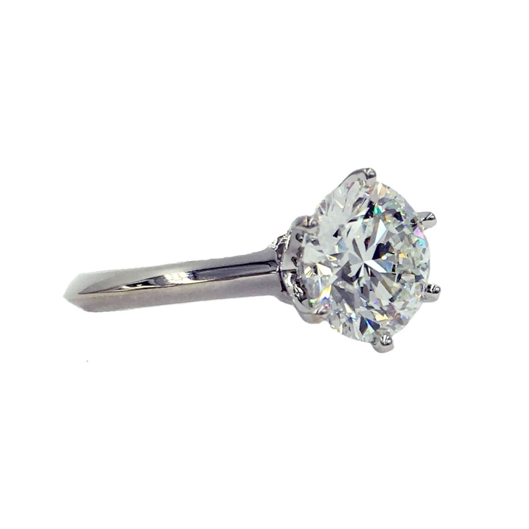Bella, A Platinum and Diamond Solitaire Engagement Ring, 1547-11-7203