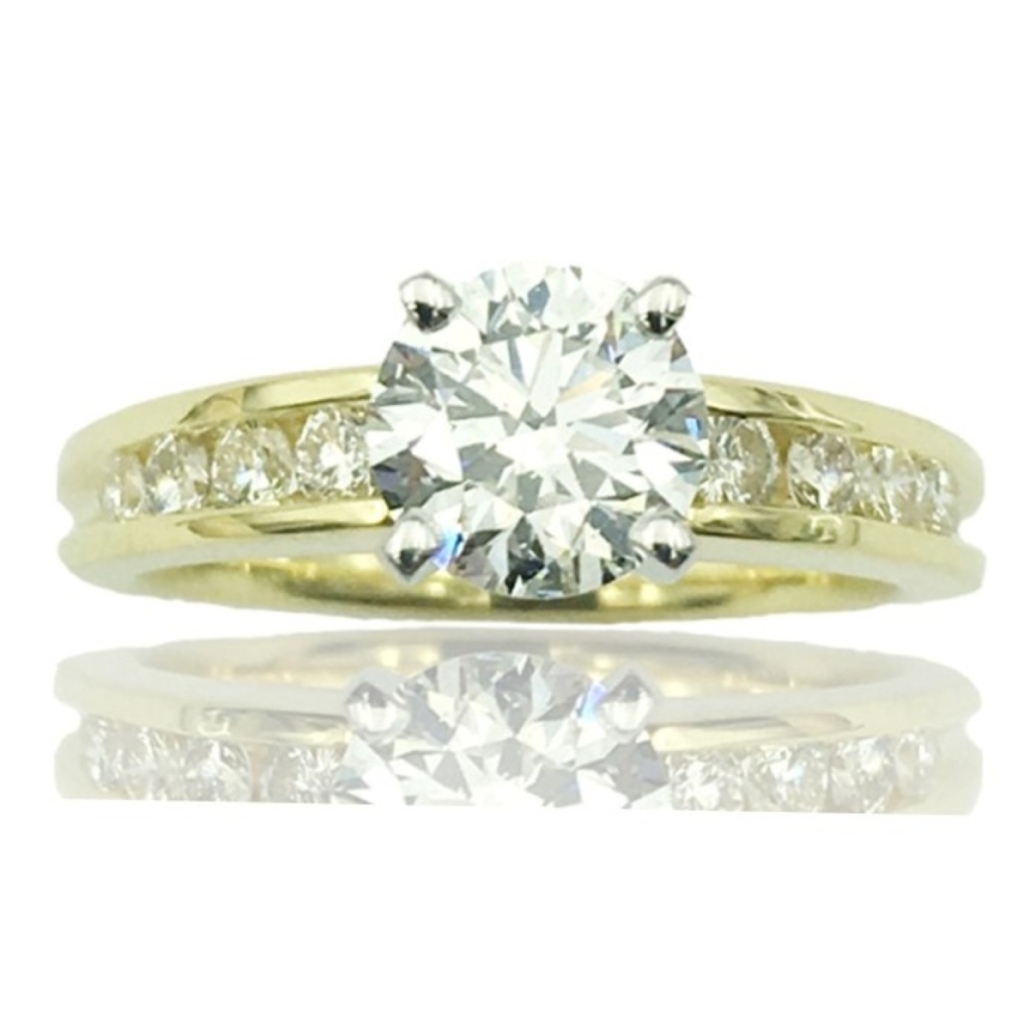 My Golden Love 18k Yellow Gold Diamond Ring 1508-11