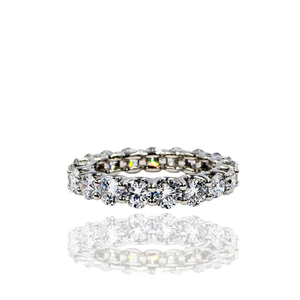 Diamond Platinum U-Shaped Eternity Band,1575-12 7287-12-E-plat-3.20