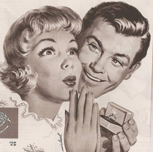The Diamond Engagement Ring:  Who Decided It Should Be A Diamond Anyway?