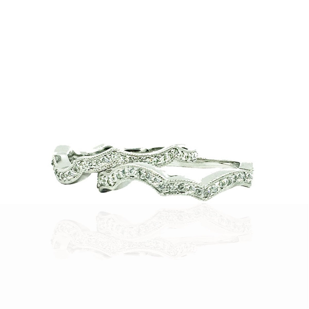 Platinum Double Wedding Bands 1573-12