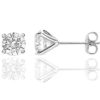 4 CT TW Diamond Studs