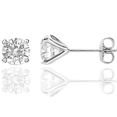 4 CT TW Diamond Studs