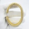 14K YG Ruby Pearl Cuff Top Profile