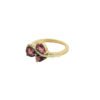 18K rose gold and pink sapphire ring