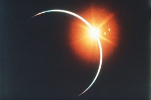 Diamond Ring Effect During Solar Eclipse