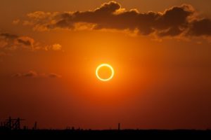 Ring of Fire During Annular Eclipse