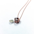 Rose Gold, Bezel Set, Diamond Pendant, NY Diamond District, Best Diamond Value, Custom Pendant, Custom Diamond Jewelry