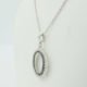 14K White Gold, 20 Days of Diamonds, Circle Pendant, Diamond District, Diamond Pendant, Fancy Black Treated Diamond, Fine Jewelry, Holiday 2017, holiday gifts, Natural Round Brilliant Diamond, NYC Jeweler