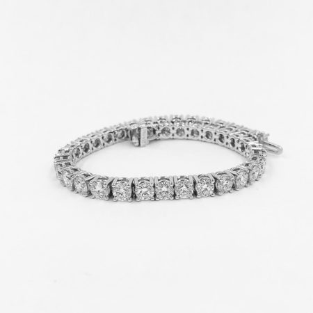diamond tennis bracelet, in-line bracelet, diamond essentials, 20 days of diamonds, holiday gift, nyc diamond district