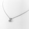 14K White Gold, Bezel Set, Diamond Essentials, Diamond Pendant, Natural Round Brilliant Diamond