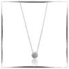 Diamond Pendant, Bezel Set, 20 Days of Diamonds, 14K White Gold, NYC Diamond District, Holiday 2017