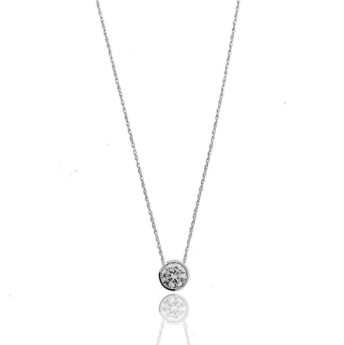 72ct Bezel Set Diamond Pendant | Grants Jewelry