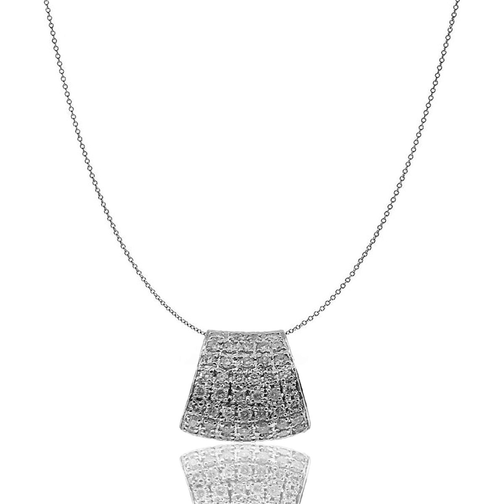 Your Purse Around Your Neck 18K wg 1118-32 7372