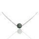 Emerald, Diamond, Ball, Pendant, Diamond Flower, Herringbone Chain