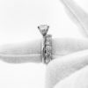 Diamond, Platinum, Solitaire, Custom Engagement Ring, 4 Prong, Knife Edge