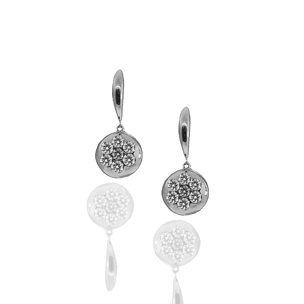18k White Gold Diamond Blossom 1128-24