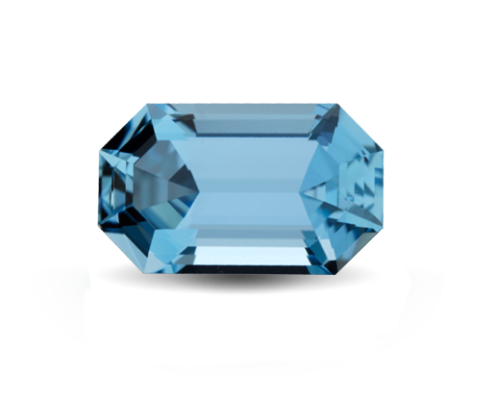 Polished Aquamarine Gem