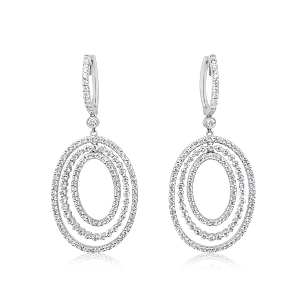 Diamonds, Gold and Hoops, Oh My! Earrings 1051-24