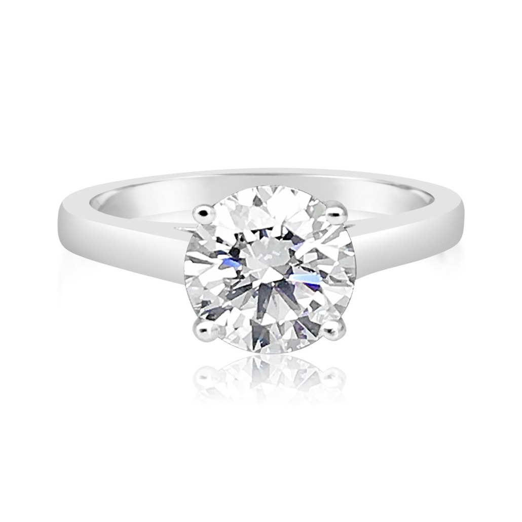 Connie, A Platinum and Diamond Engagement Ring, 1054-11 7456