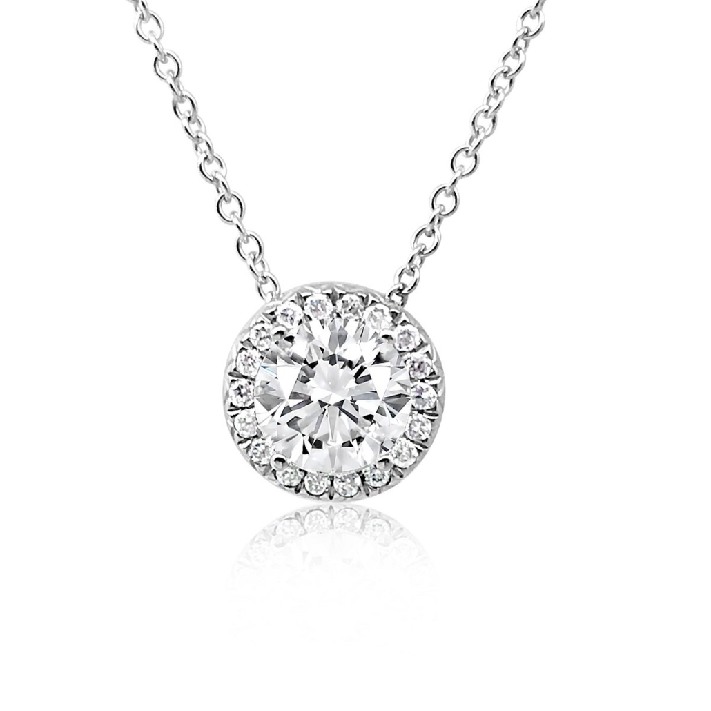 Diamond Halo Pendant 1068-32