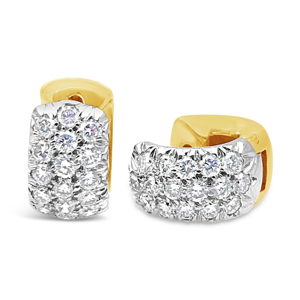 Timeless Diamond Hoop Earrings 1181-23 7476