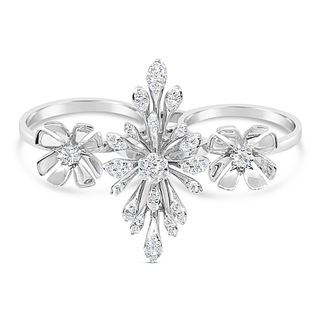 Delicate Two Finger Ring  1184-13 7479