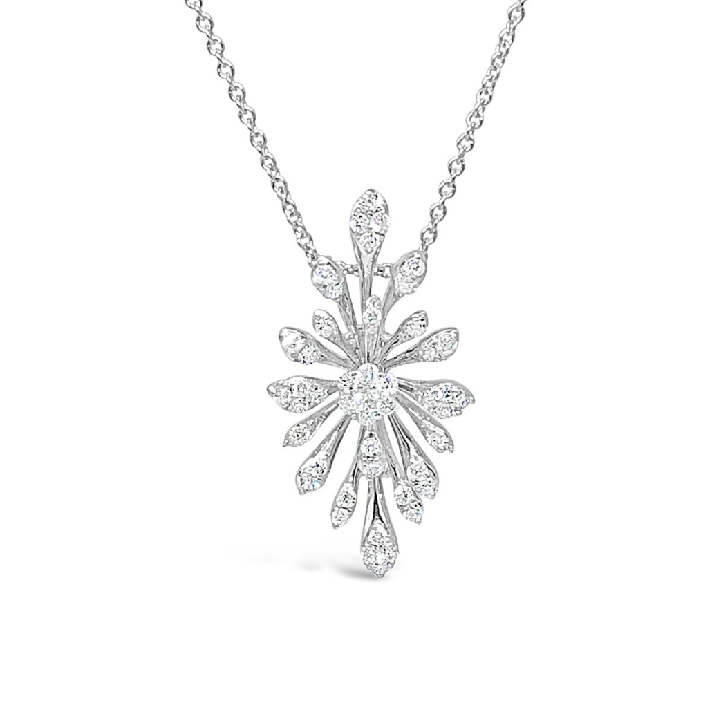 Snow Drift Diamond Pendant 1185-32