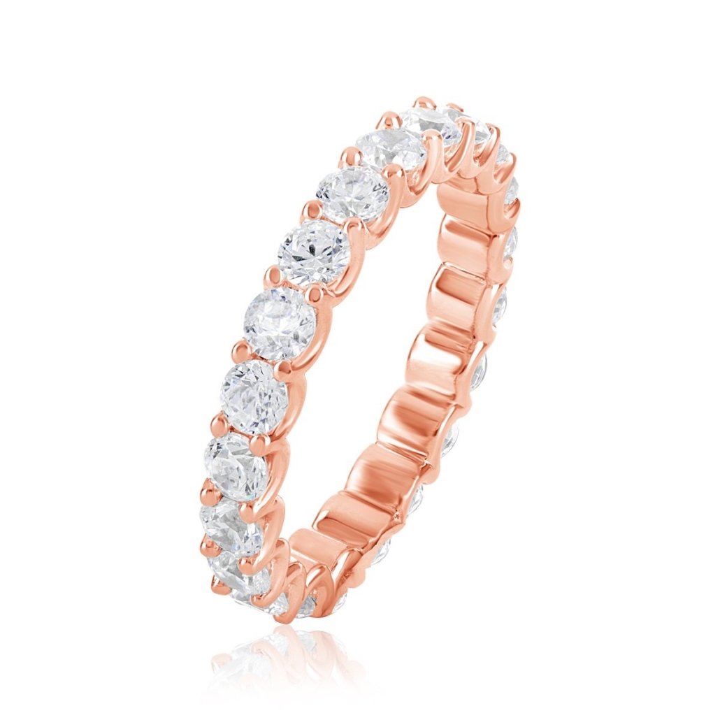 18k Rose Gold Eternity Band 1321 -12 7523