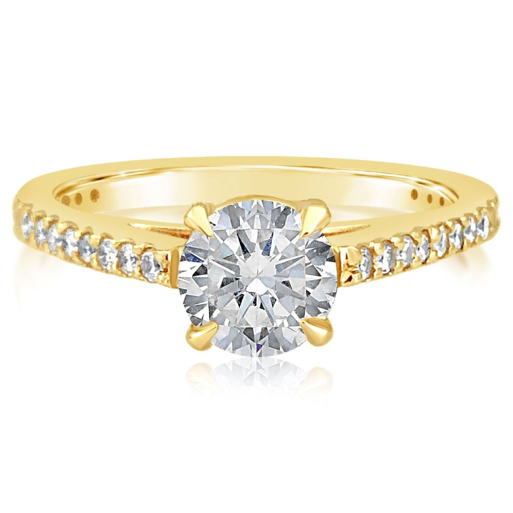 Sophie, Yellow Gold Diamond Engagement Ring 1230-11  7569-11