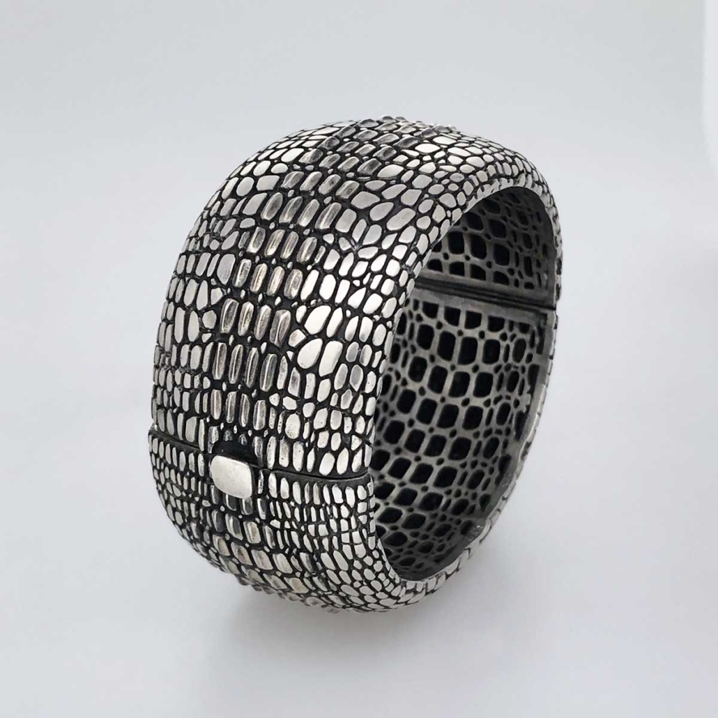 Reptile Silver Cuff Bracelet 1904-53