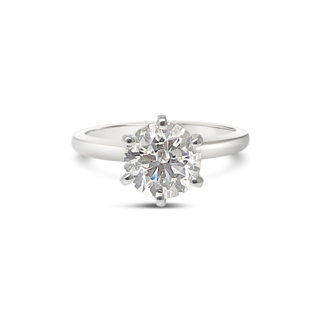 Karina, A Platinum Solitaire Diamond Engagement Ring, 1849-11
