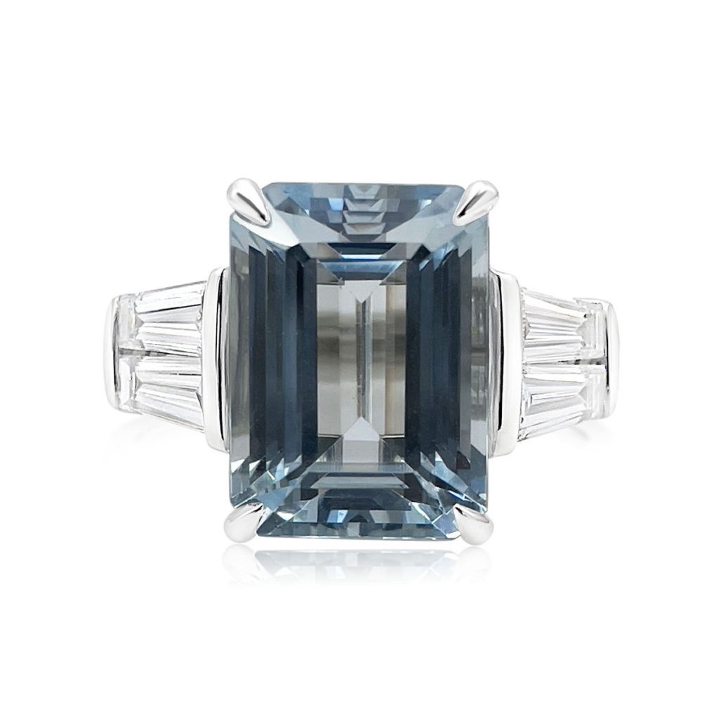 The Mermaid: An Aquamarine & Diamond Ring 1924-13