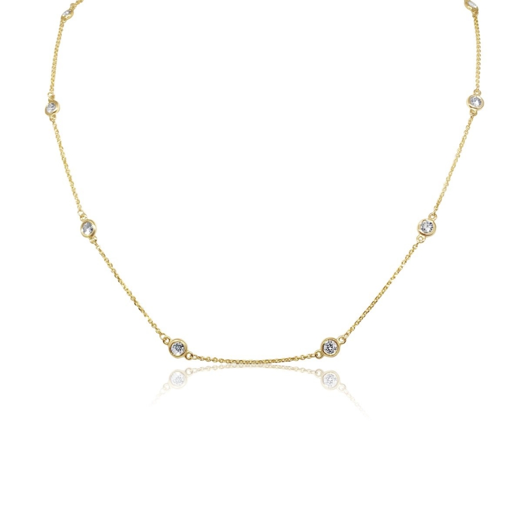 Diamonds On Chain Necklace 1284-42 7626