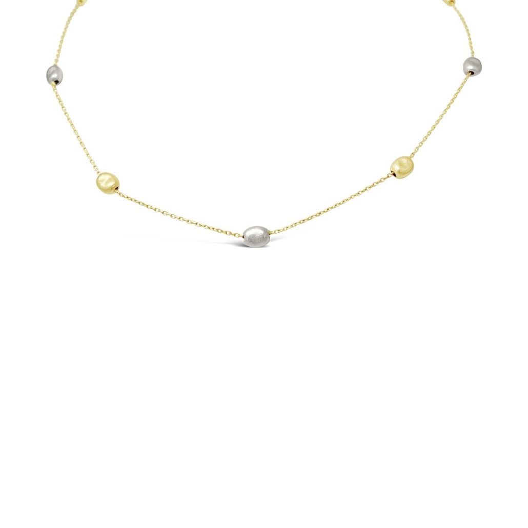 Gold Beaded Necklace 2048-43