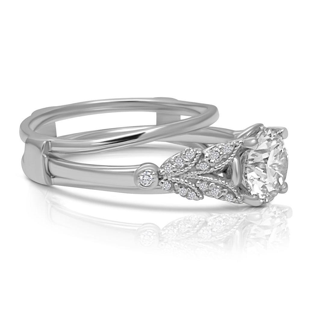 Custom Insert Wedding Ring 2307-12