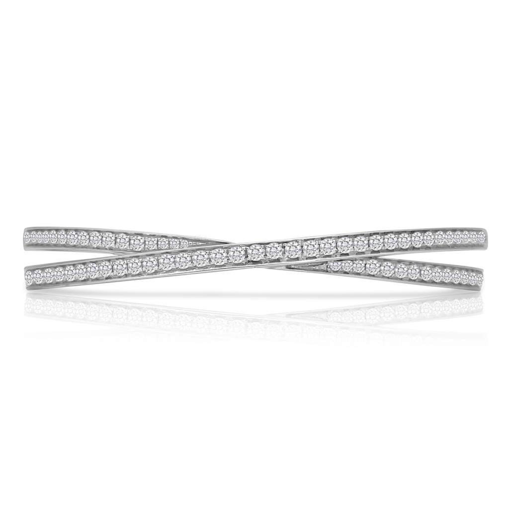 Diamond ‘X’ Bangle 2349-53