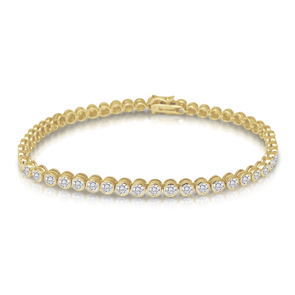 Diamond Bezel Links Bracelet 2358-51