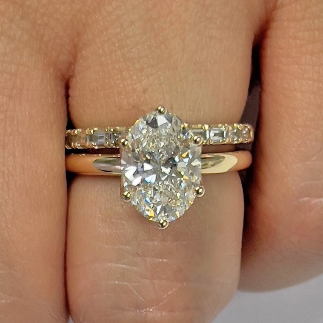 The Tulip, An Oval Diamond Engagement Ring for Natalie 2359-11