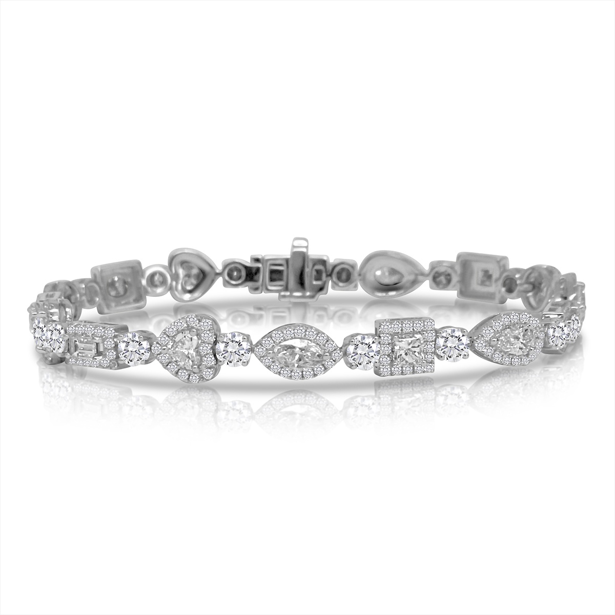 Bracelet Argent et Diamant, Bracelet Femme, 1003352