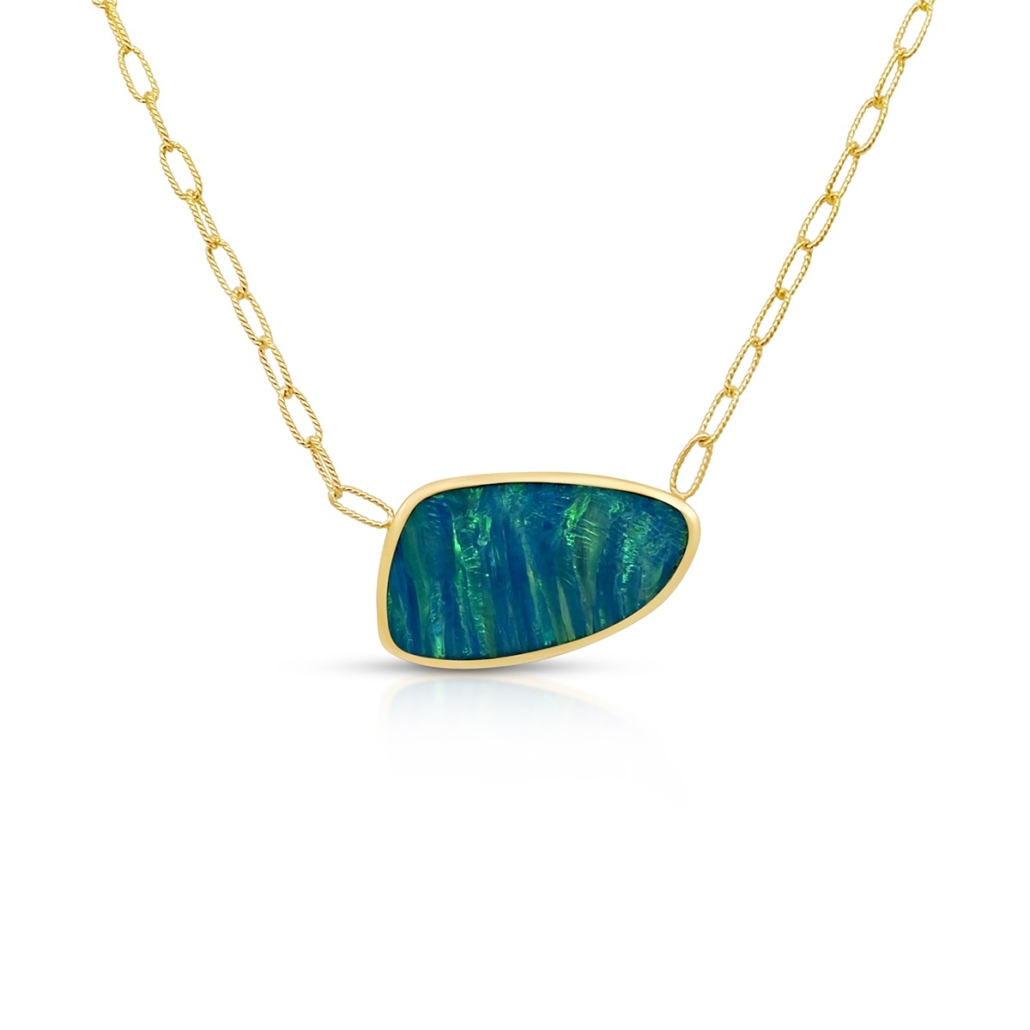 Solitaire Opal Necklace 2371-31